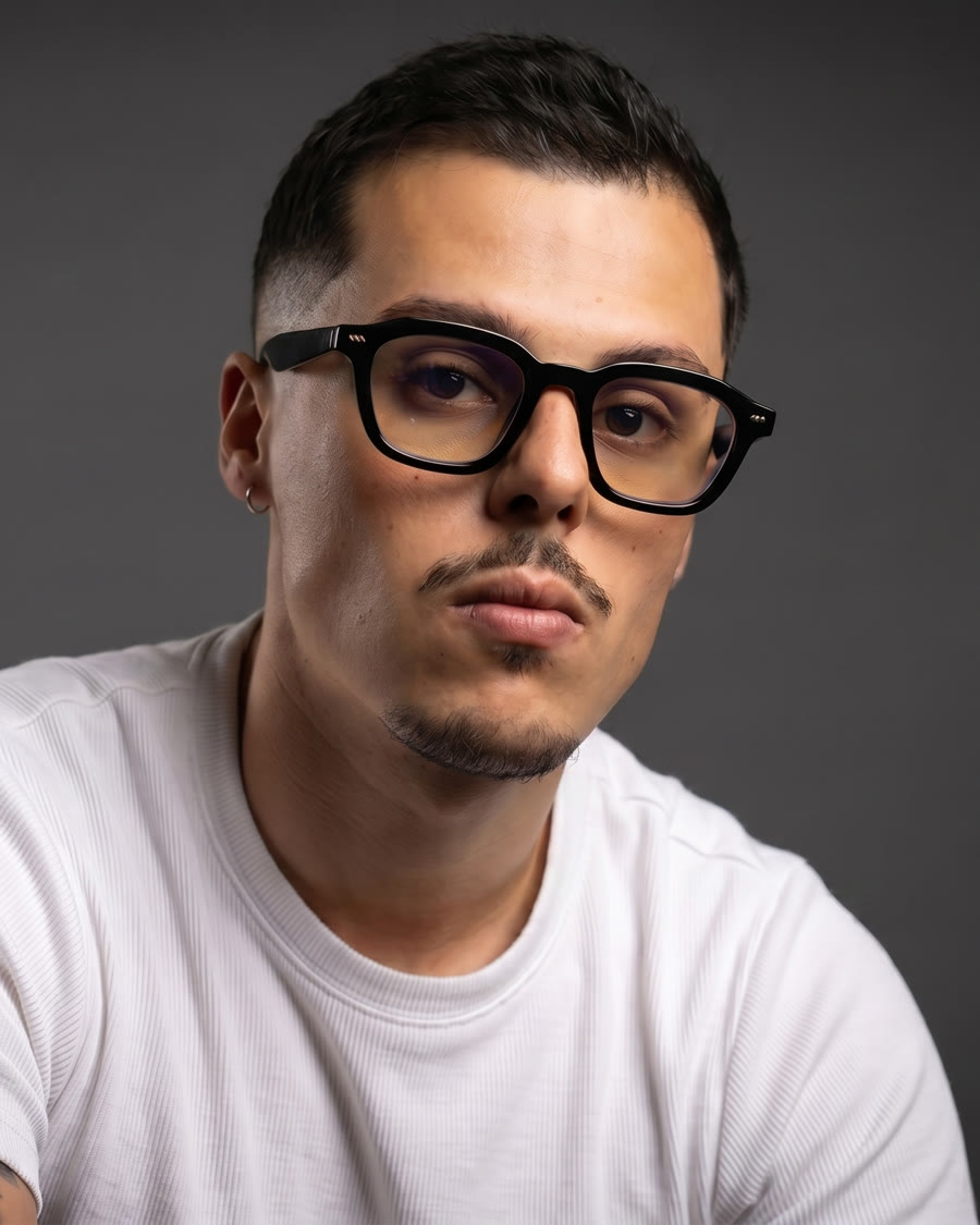 Tim Markovic im Studio-Portrait